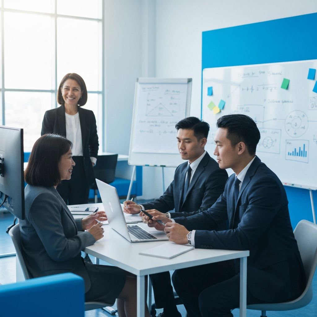 Zespół CalcuZone podczas pracy